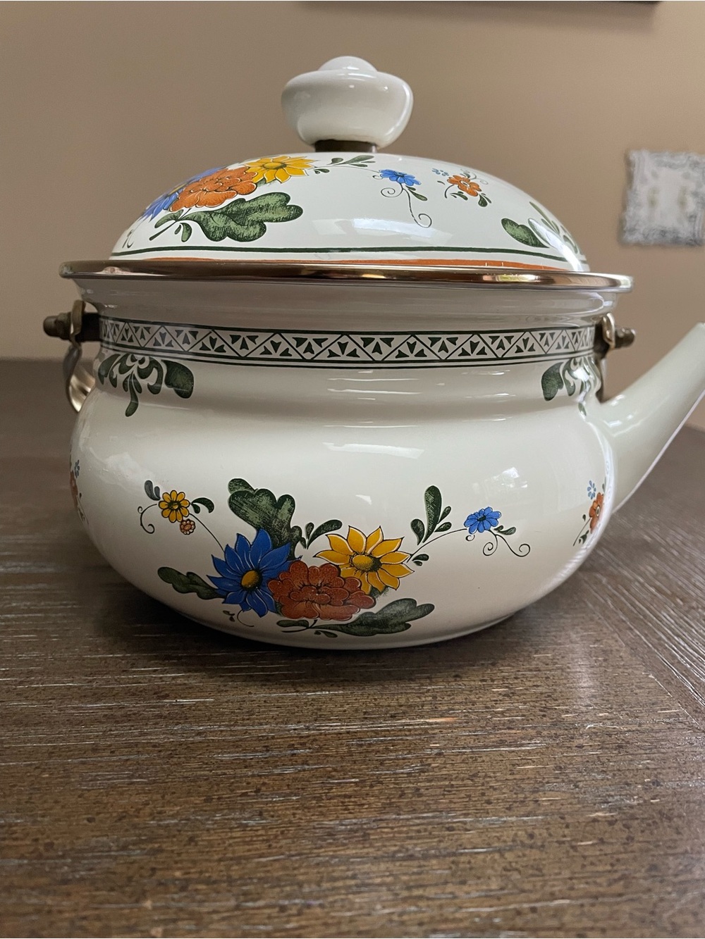🫖🌸VINTAGE🌸🫖 Tea Kettle! 🫖🌸 - Picture 4 of 11